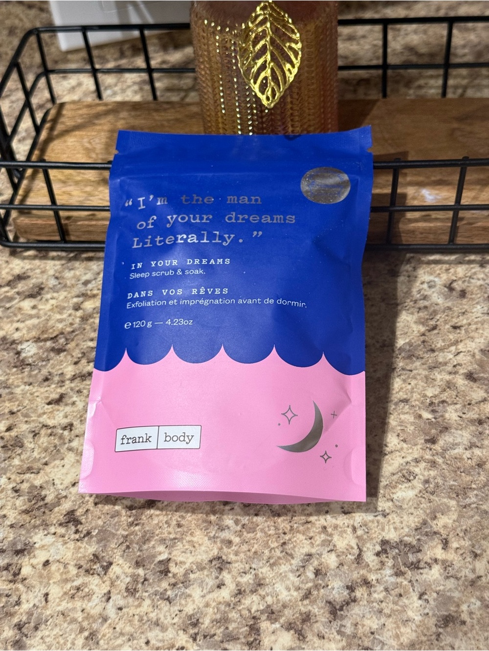 Frank Body Sleep Scrub & Soak I'm the man of your dreams